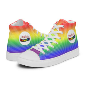 Lesflicks high top canvas shoes
